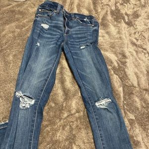 garage ripped jeans